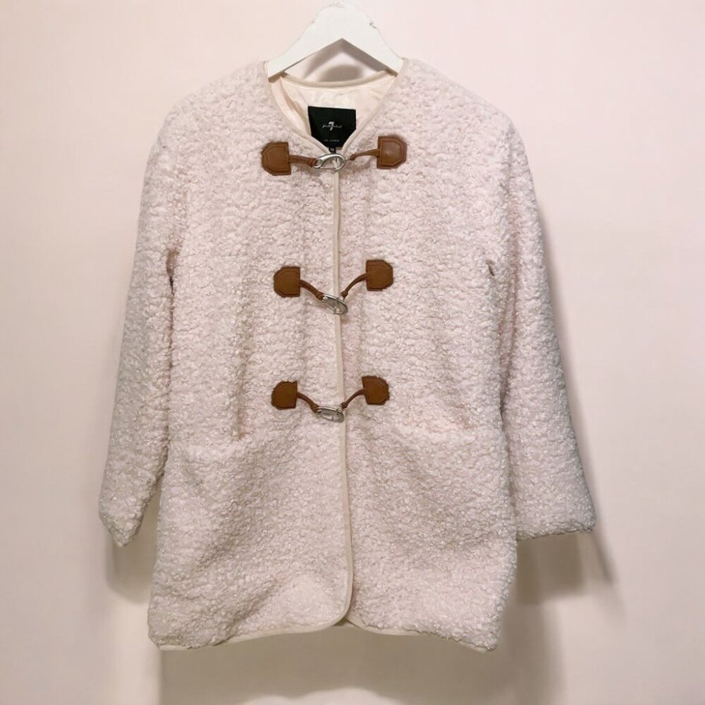 NWT 7 for all mankind Sherpa Jacket - Picture 5 of 10